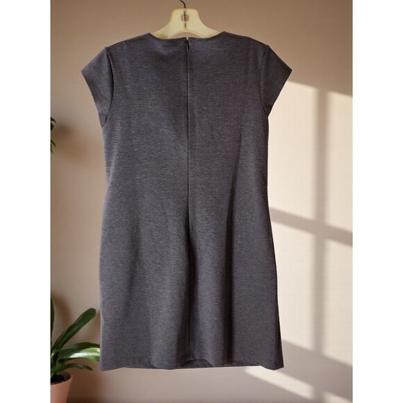 Lands’ End Gray Ponte Shift Dress – 2P - Picture 3 of 8